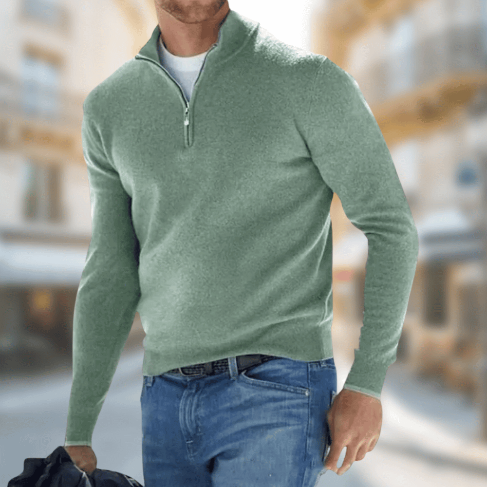 Jersey Hombre Clásico Cuello Redondo