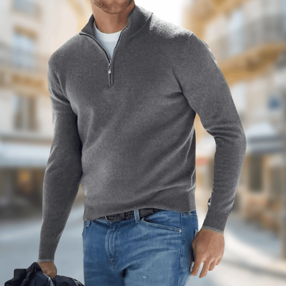 Jersey Hombre Clásico Cuello Redondo