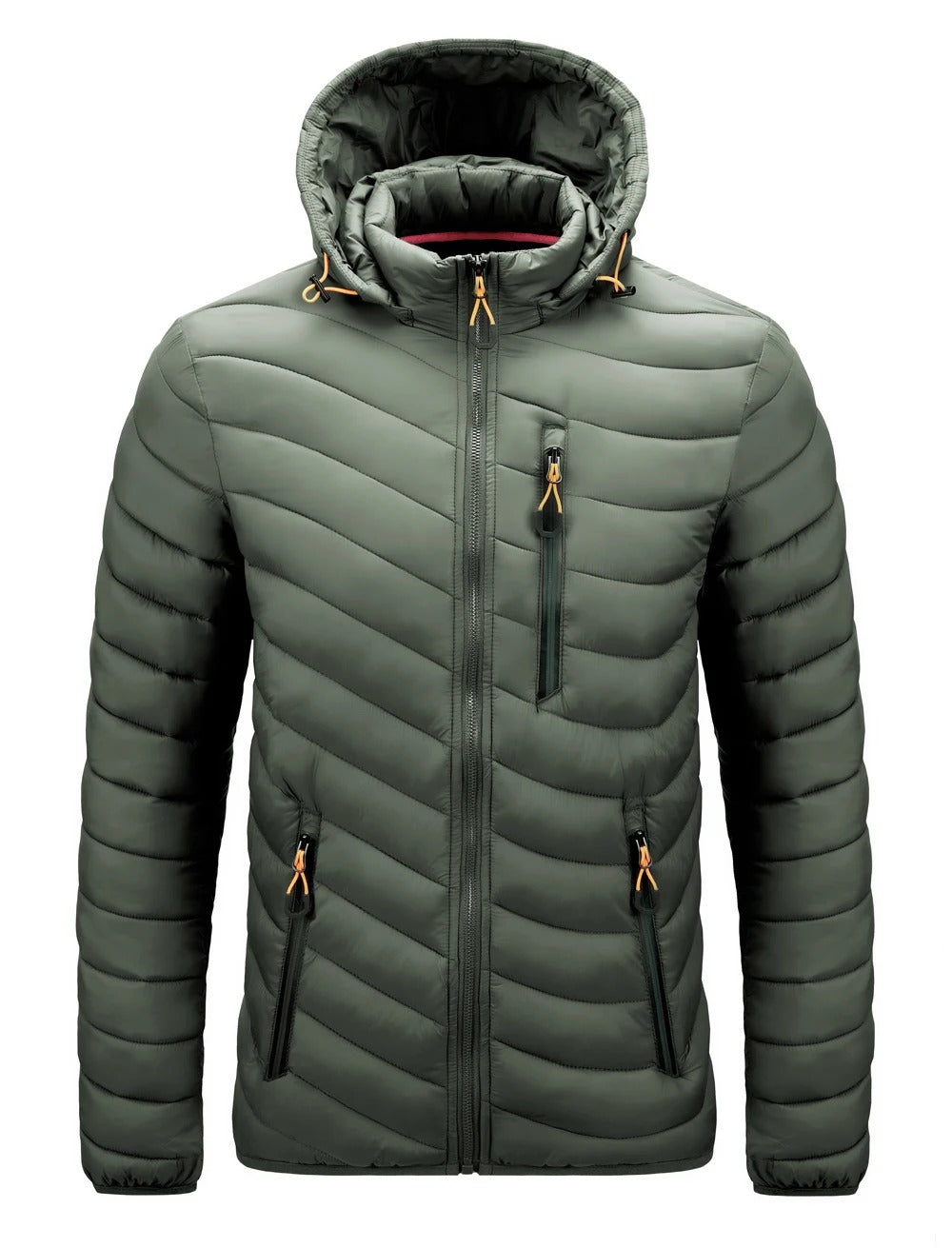 Chaqueta Impermeable Hombre con Capucha
