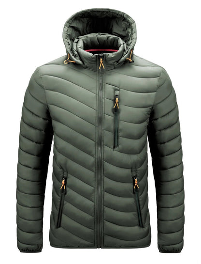 Chaqueta Impermeable Hombre con Capucha