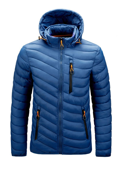 Chaqueta Impermeable Hombre con Capucha