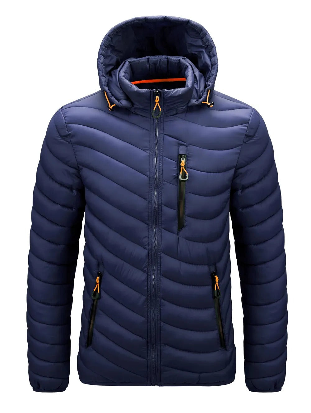 Chaqueta Impermeable Hombre con Capucha