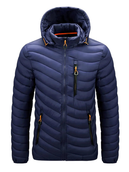 Chaqueta Impermeable Hombre con Capucha