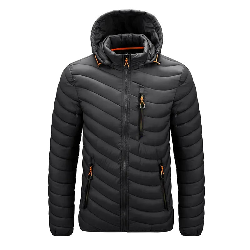Chaqueta Impermeable Hombre con Capucha