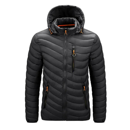 Chaqueta Impermeable Hombre con Capucha