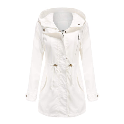 Chaqueta Parka Impermeable con Capucha