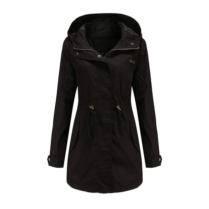 Chaqueta Parka Impermeable con Capucha
