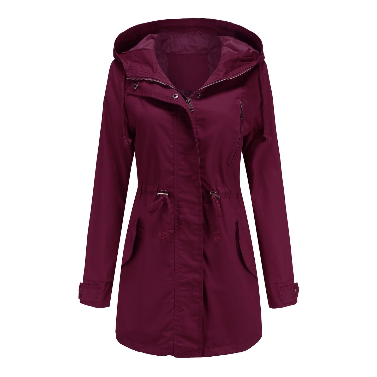 Chaqueta Parka Impermeable con Capucha