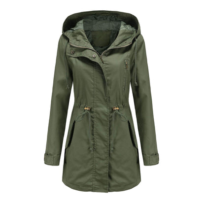 Chaqueta Parka Impermeable con Capucha