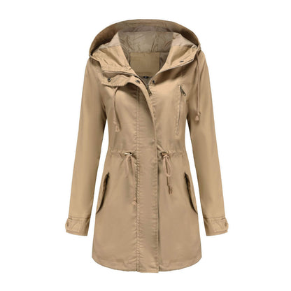 Chaqueta Parka Impermeable con Capucha