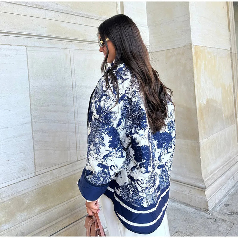 Chaqueta de abrigo Bambi estampado divertido - Vestiria