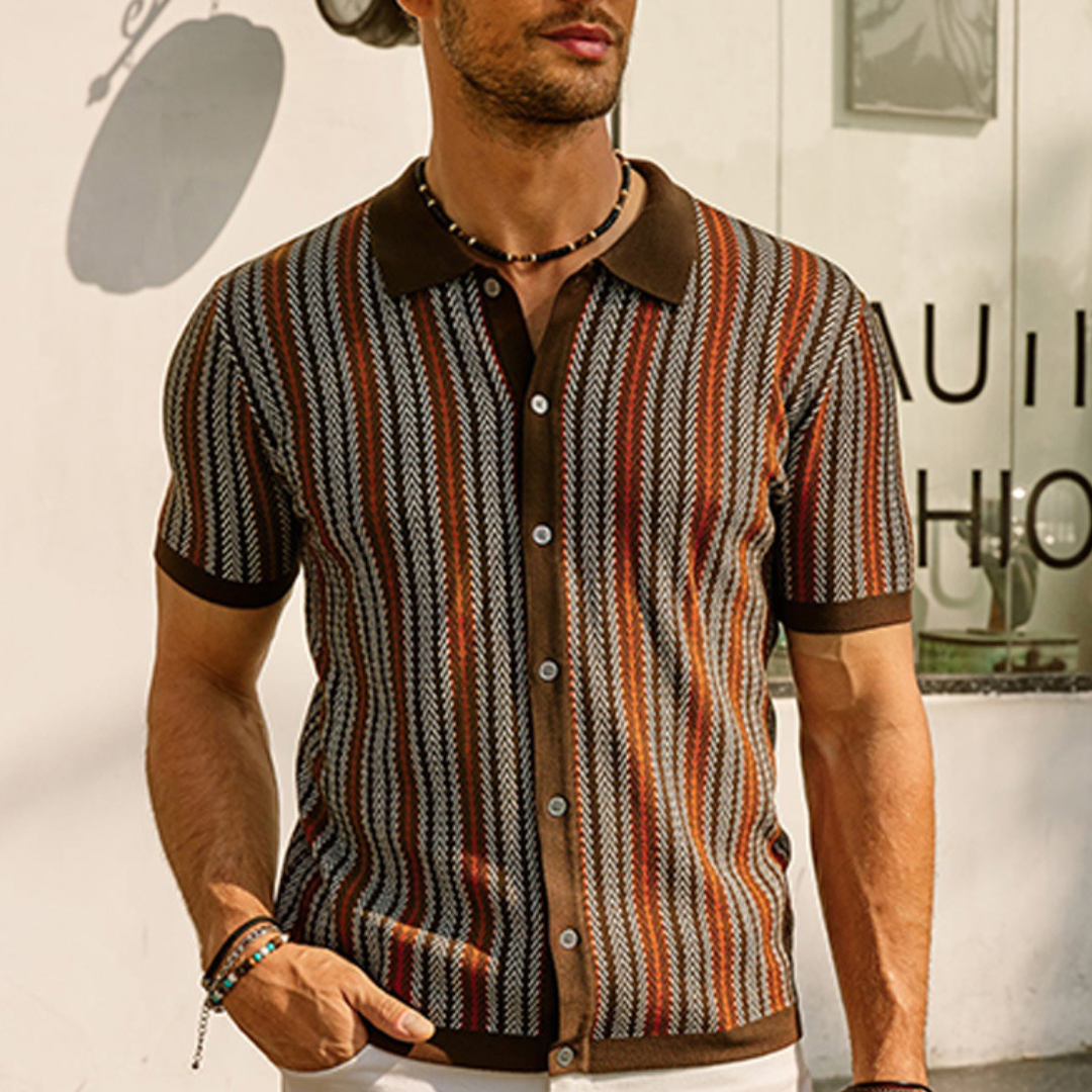 Camisa Polo Clásica Elegante Hombre - Vestiria