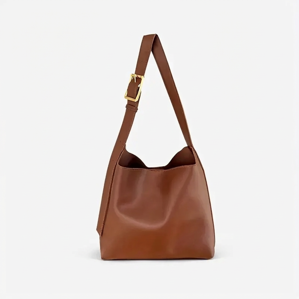Bolso Hobo Grande de Mujer con Hebilla Moderna - Clara Moda