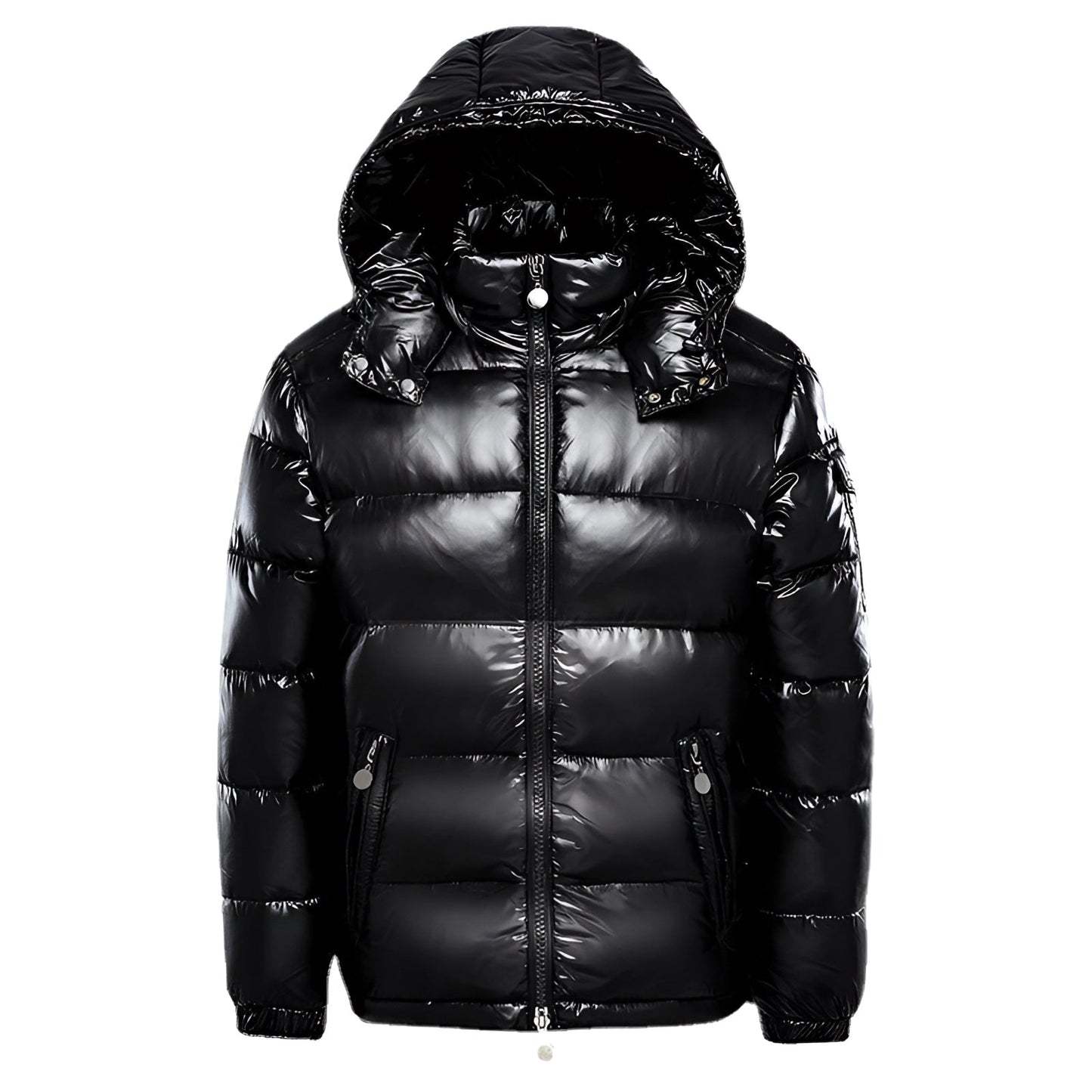 Chaqueta abrigadora de invierno con capucha para hombre
