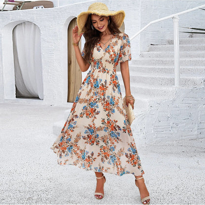 Vestido Floral Verano Ligero y Fresco