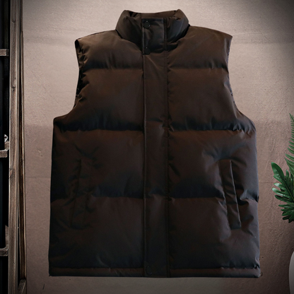 Chaleco Acolchado Abrigo Hombre Invierno