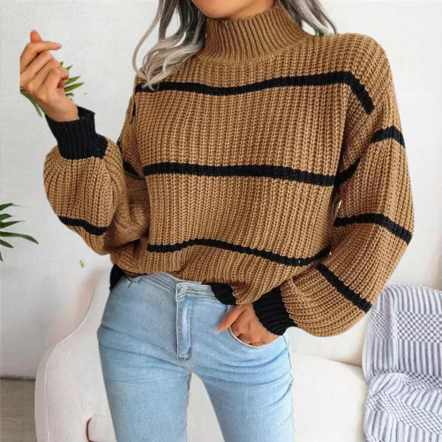 Jersey de mujer suave y cálido de punto