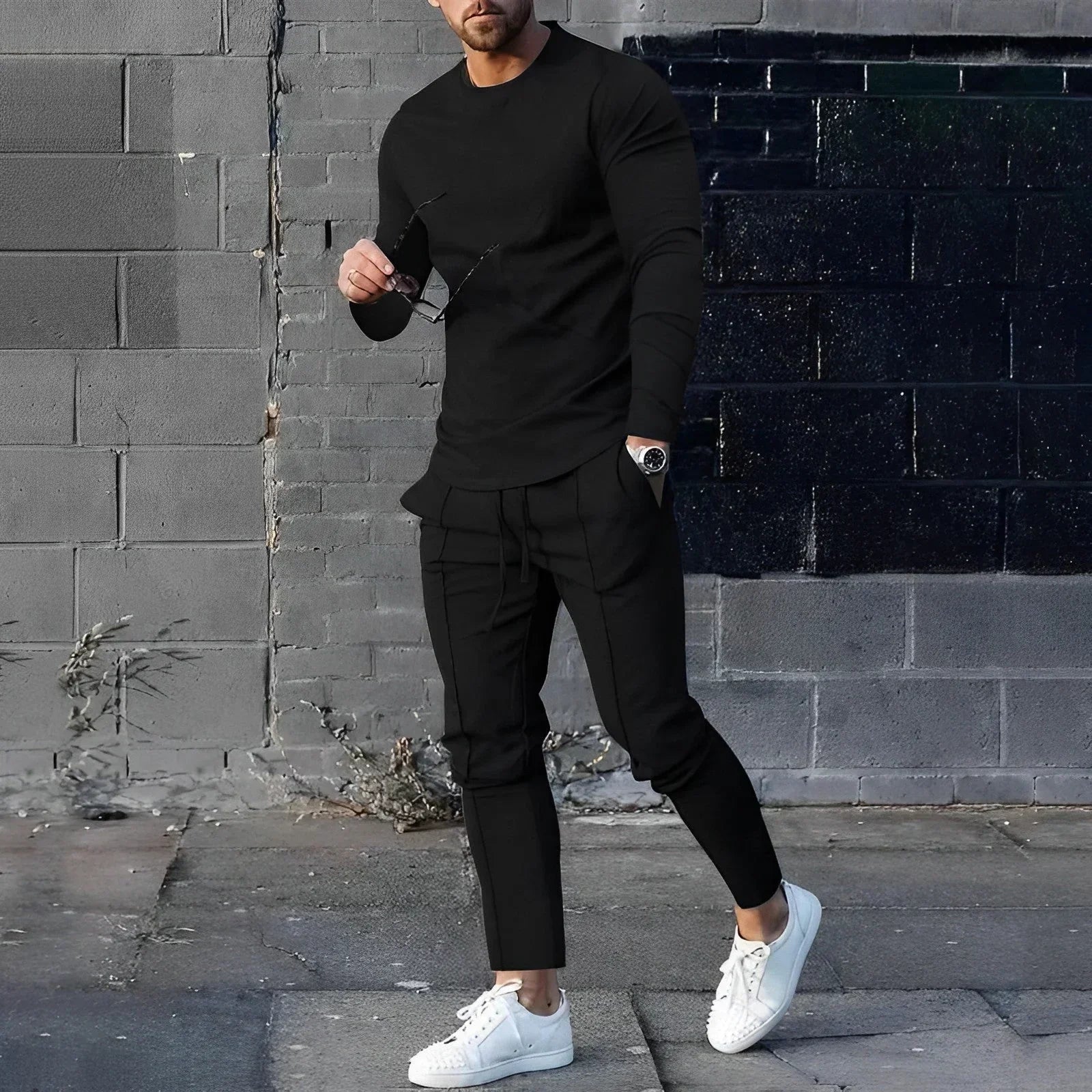 Conjunto Hombre Clásico Manga Larga - Vestiria