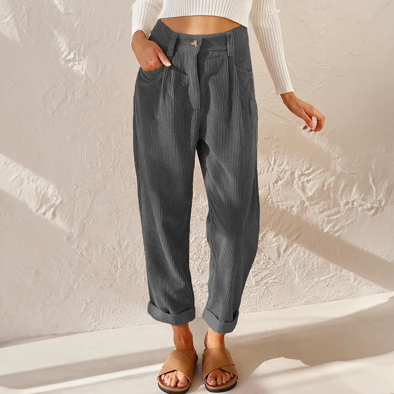 Pantalones de Pana Cómodos para Mujer