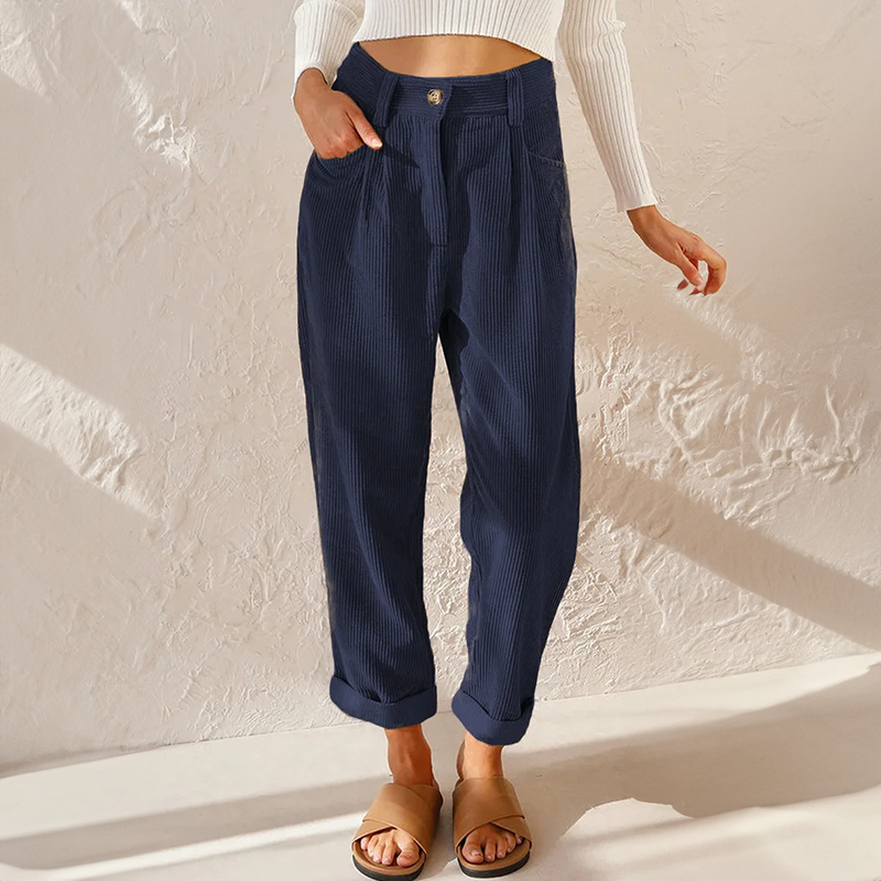 Pantalones de Pana Cómodos para Mujer