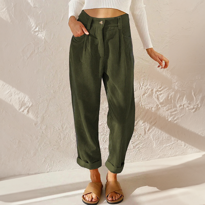 Pantalones de Pana Cómodos para Mujer
