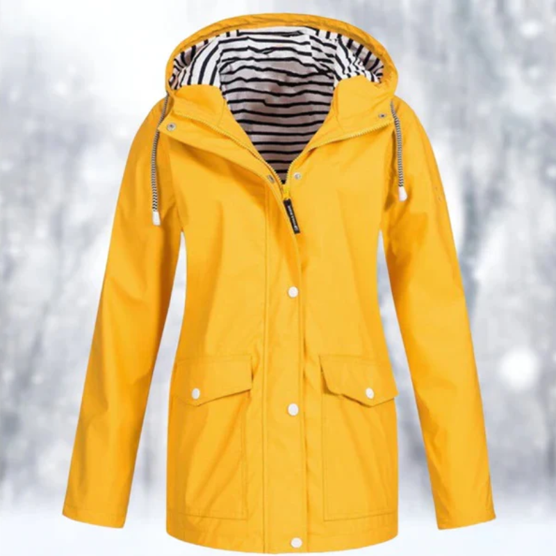 Chaqueta Mujer Impermeable Clásica Elegante - Vestiria