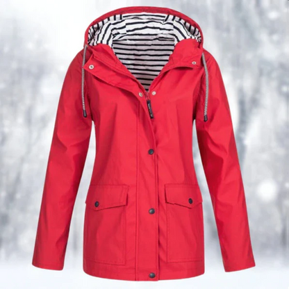 Chaqueta Mujer Impermeable Clásica Elegante