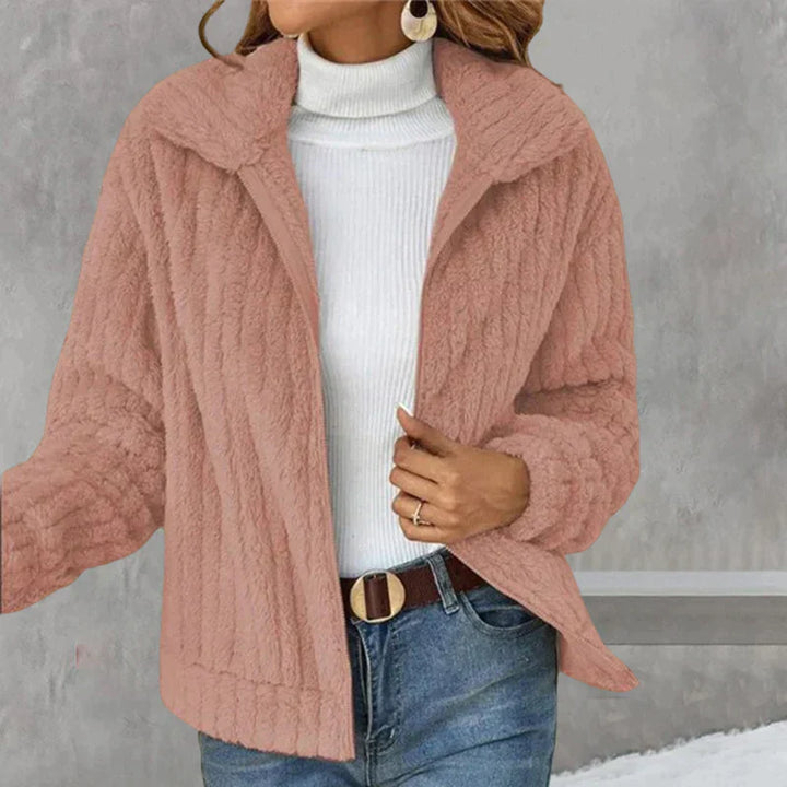 Chaquetilla Teddy Abrigada Cremallera Corta