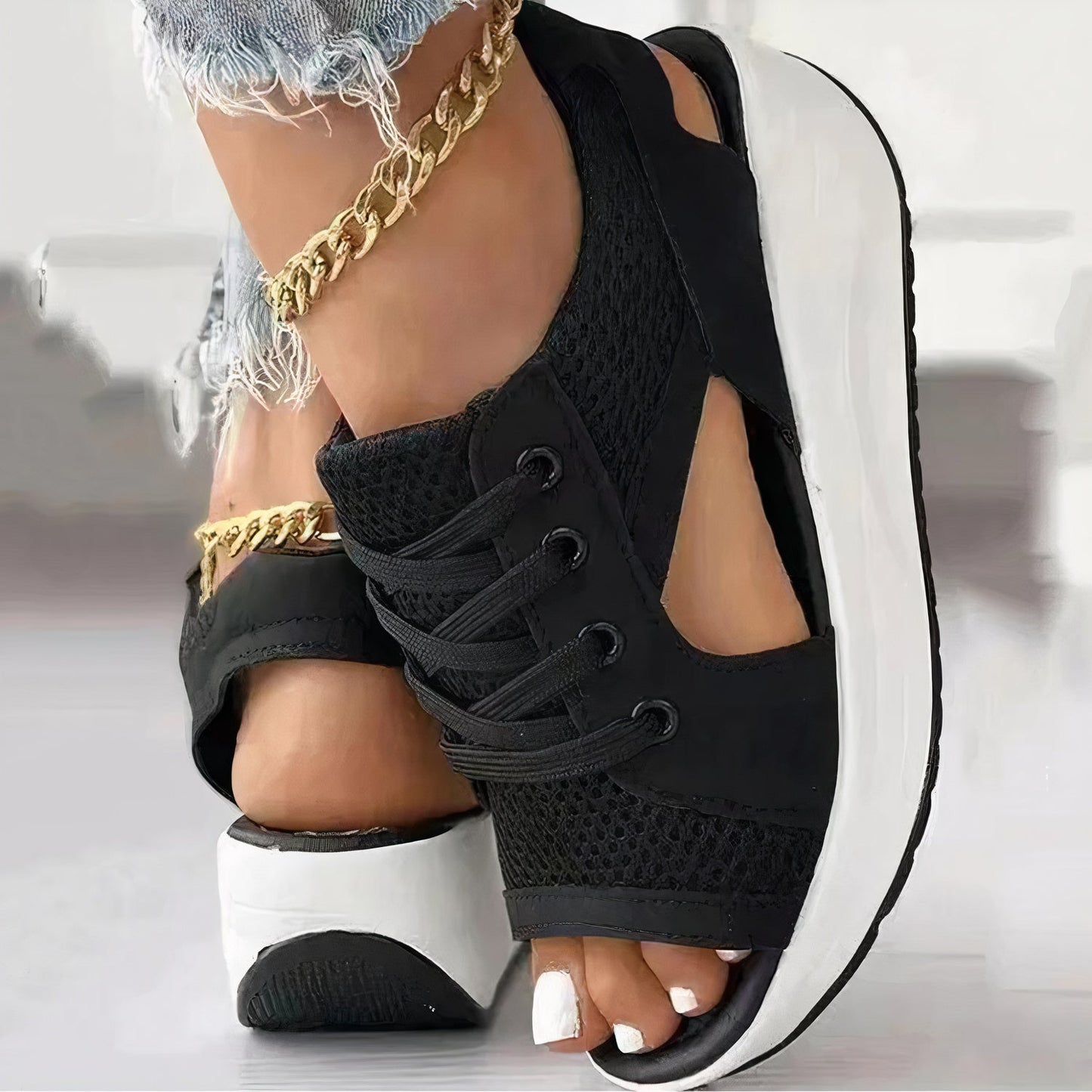 Sandalias de Tacón Alto Mujer