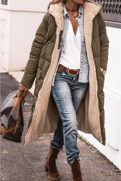 Abrigo Impermeable Reversible Moderno