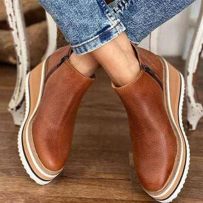 Botas Chelsea Mujer Invierno con Platforma Alta