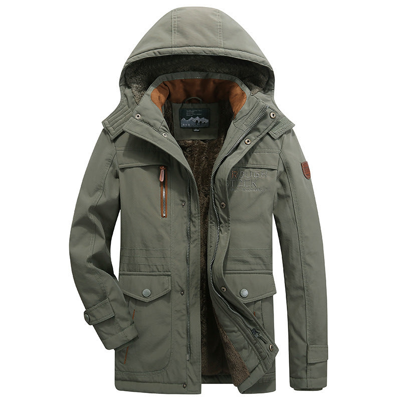 Chaquetón Invernal Impermeable con Capucha Hombre