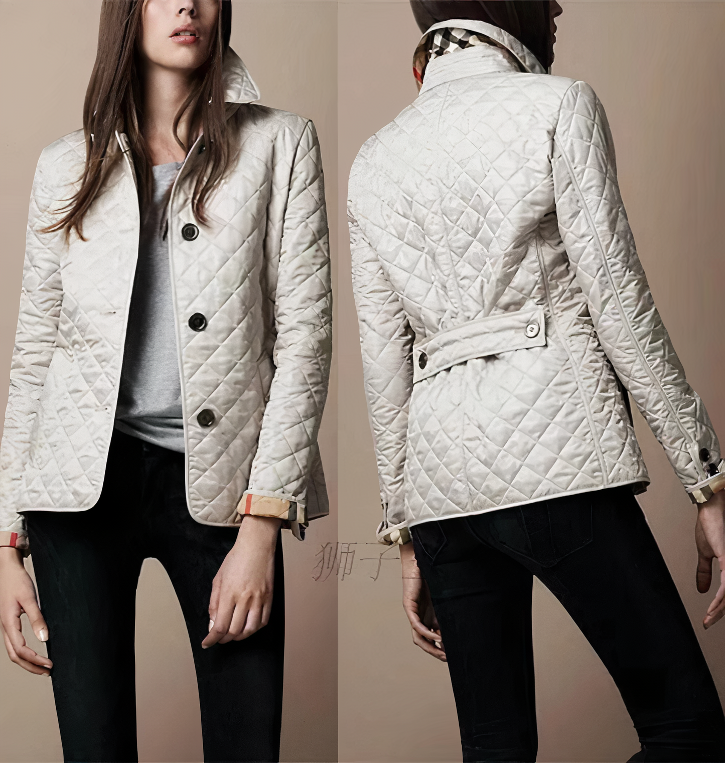 Chaqueta Mujer Algodón Suave Elegante