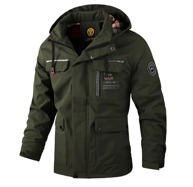 Chaqueta Impermeable Hombre Invierno Resistente