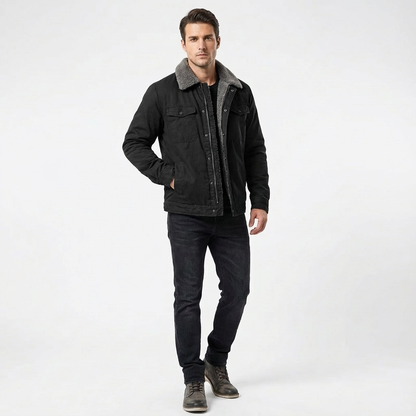 Chaqueta Hombre Abrigo Sherpa Cálido - Clara Moda