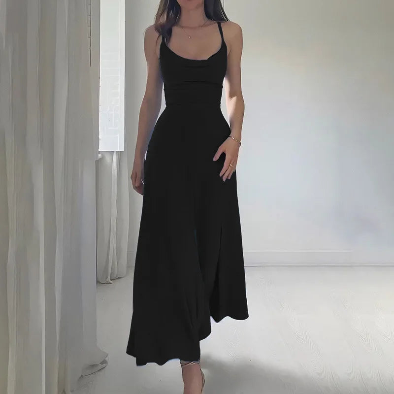 Vestido Maxi Elegante con Falda Suelta
