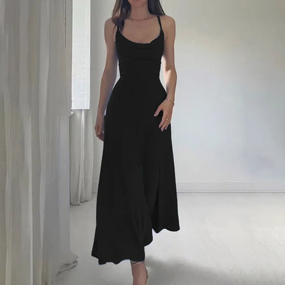 Vestido Maxi Elegante con Falda Suelta