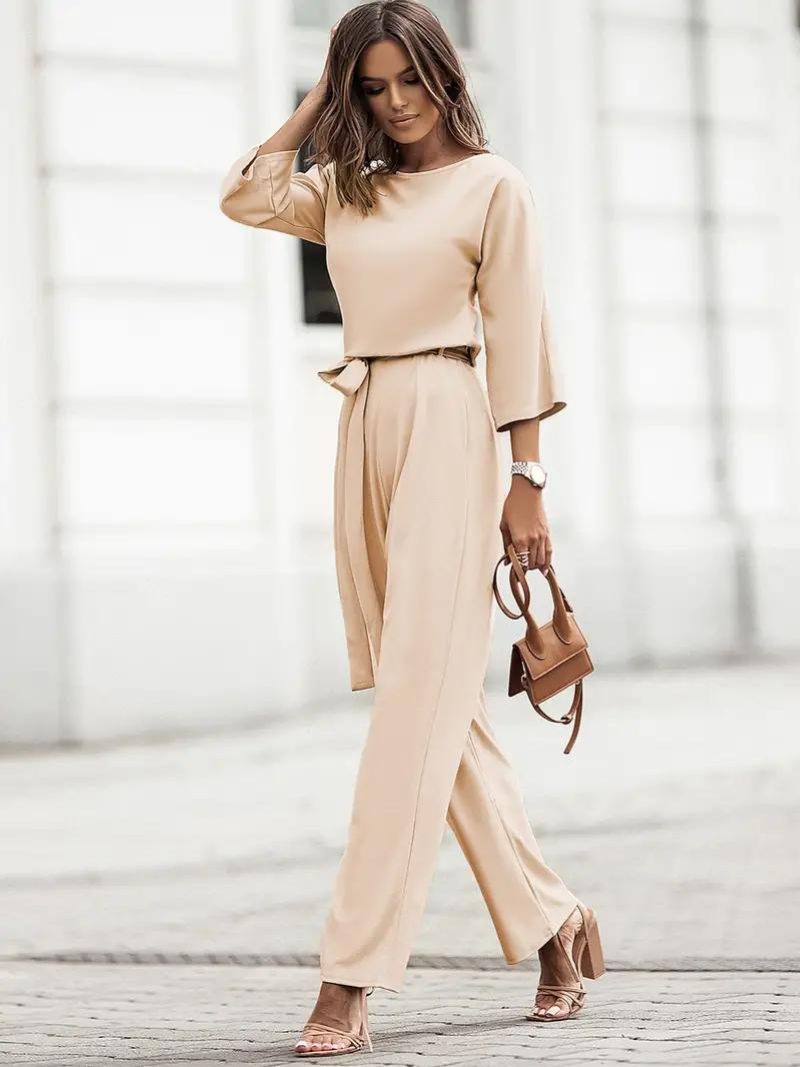 Pantalón Ancho Elegante para Mujer Gala