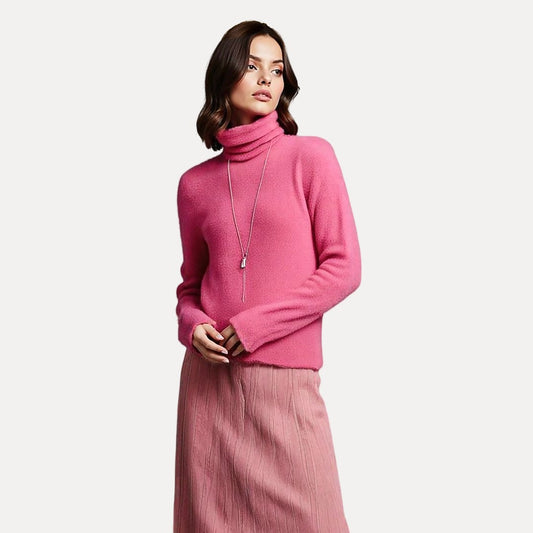 Jersey cuello alto mujer suave y cálido - Vestiria