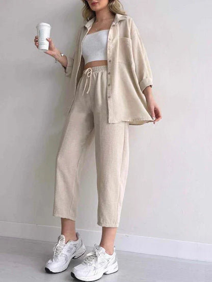 Conjunto femenino Elegante Flores