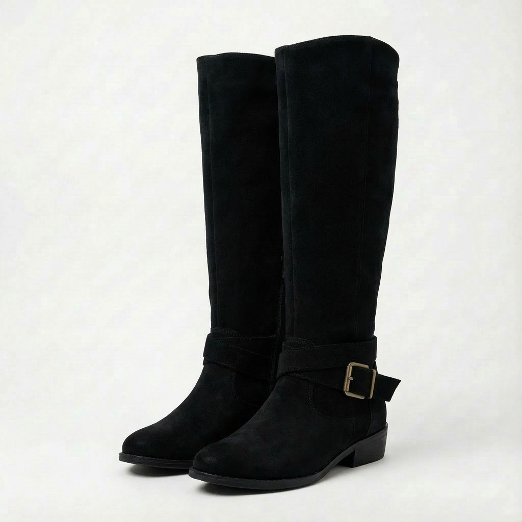 Botas Mujer Altas Rodilla Cuero Suave