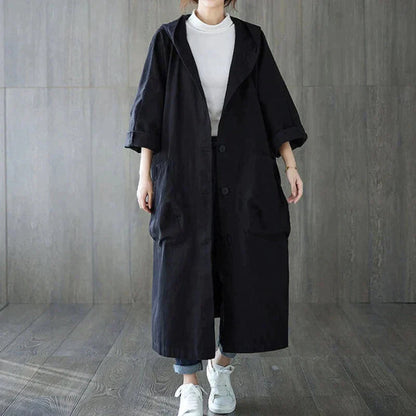 Abrigo Impermeable Mujer Elegante