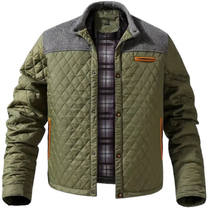 Chaqueta Invierno Acolchada Hombre Abriego Cálido