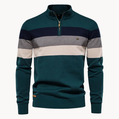 Chaquetón deportivo hombre rayas cortas