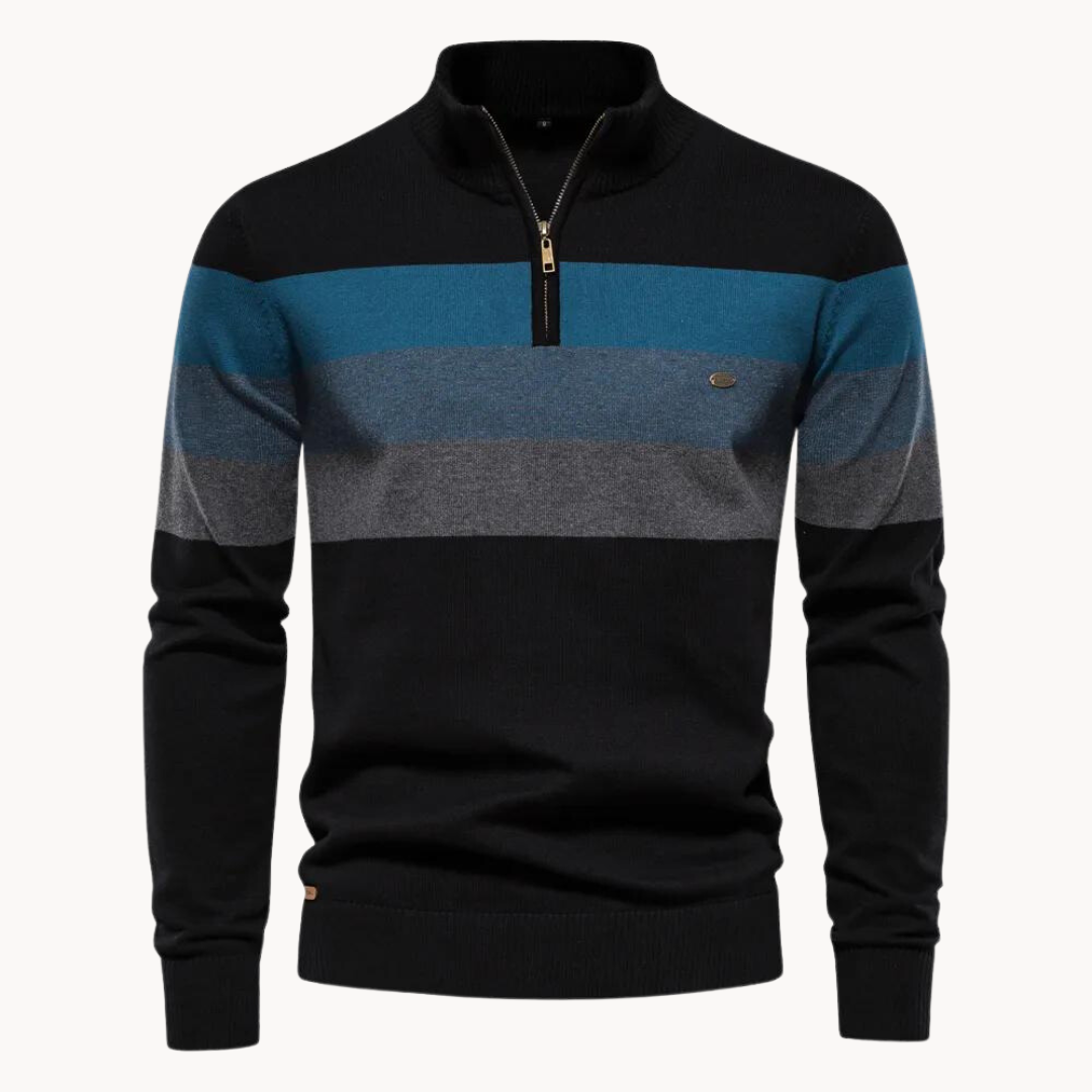Chaquetón deportivo hombre rayas cortas