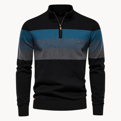 Chaquetón deportivo hombre rayas cortas