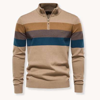 Chaquetón deportivo hombre rayas cortas
