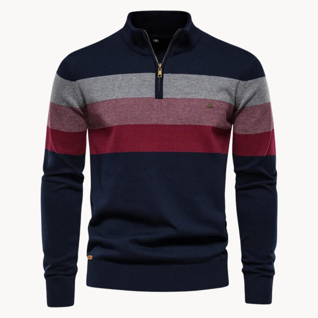 Chaquetón deportivo hombre rayas cortas - Vestiria
