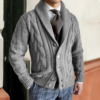Cárdigan Hombre Abrigado Invierno