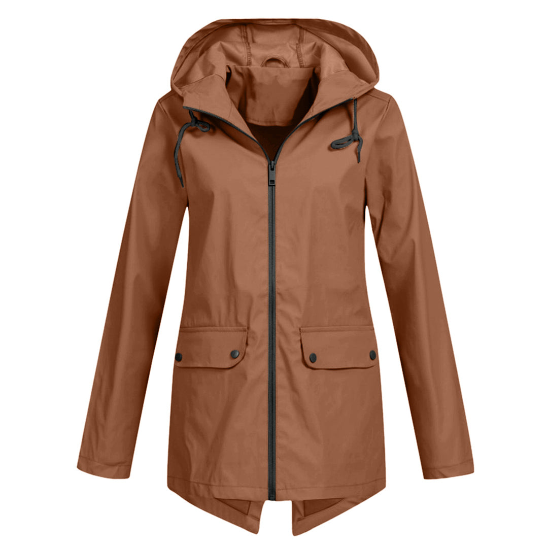 Chaqueta Aislante Impermeable Mujer Capucha